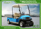 Blue Electric Utility Golf Cart Hotel Buggy Car For 2 Person Battery Operated CE Approved